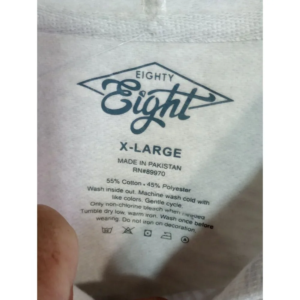 Eighty Eight Brand Savage Life Tiger Hoodie Sweatshirt Adult Size XL NEW - Picture 4 of 9